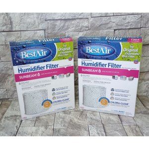 BestAir Humidifier Wick Filter Expandable  H64 Replacement  2 Packs NEW